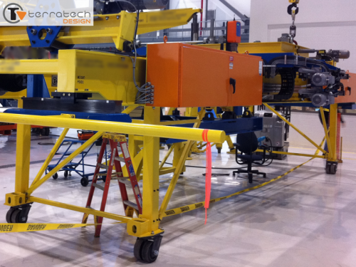 Remote operated lifting / positioning device – 16000 lb capacity – .003in accuracy